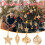Gold Hollow Christmas Tree Pendant Ornaments 3
