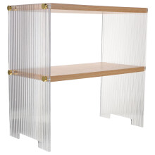 Étagère en bois pour comptoir de cuisine 34,0 x 11,8 x 5,9 pouces