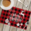 Sets de table de Noël Dalrosia en lin, 30 x 45 cm, lot de 4 1