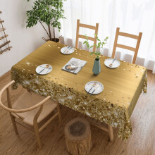 Glitter guld polyesterdug, spildsikker
