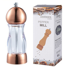 Premium Pepper Grinder with Transparent Acrylic Body