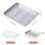 Ensemble de plaque de cuisson et de grille en acier inoxydable 1