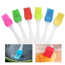 Ensemble de 3 pinceaux de cuisine en silicone multicolores