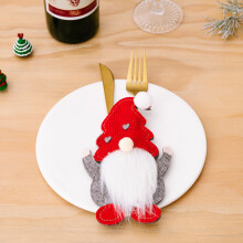 Christmas Gnome Cutlery Holder Set – 3 Colours