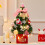 Staron small Christmas tree with lights and accessories red 5