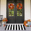 Black Striped Outdoor Rug 40x60cm 4