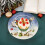 Blue Ceramic Christmas Pasta Bowl 20 cm 4