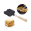Sandwich Maker Non-Stick Plate for Pancakes and Muffins 4