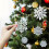 Plastikglitter snefnug ornamenter 36 stk. 6