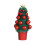 Staron tabletop Christmas tree white with ornaments 2