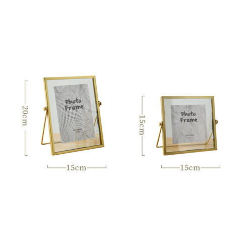 LingStar double glass pressed flower frame 6 inch 2