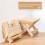 Wooden Folding Patio Side Table for Outdoor Chairs 3