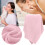 Lavendelfarbenes Badetuch-Set aus Baumwolle, 2er-Pack 2