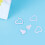 Love Heart Confetti Romantic Table Decor 600 Pcs 3