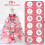 Pink Mini Christmas Tree with 60 LED Lights 8 Modes 2