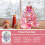 Pink Mini Christmas Tree with 60 LED Lights 8 Modes 4