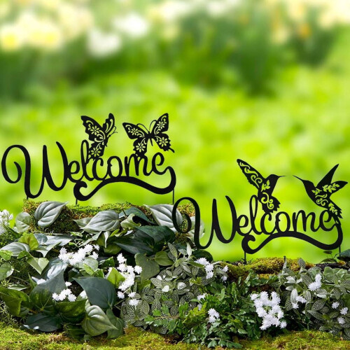 Silhouette Garden Stake Hummingbird 1 Piece 1
