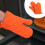 Miyuadkai oven mitts orange thickened pure color 2