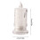 LED Crystal Candle Warm White Battery Tealight 6 Pack 3