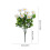 Centre de table d'extérieur artificiel en marguerites blanches 4
