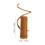 Vaso de bambu para flores, ideal para decoração de casa, 16,5 cm (6,5 polegadas). 2
