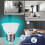 Lampe UVC E27 72 LED pour usage domestique et festif 3