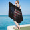 Strandhanddoek met Amerikaanse vlag, 60x30 inch, extra groot, sneldrogend. 5
