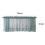Polyester Lace Flower Short Curtain, 74x61cm 5