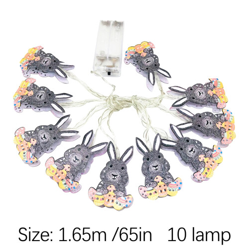 LED Rabbit String Lights Easter Decoration 10m 2