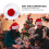 Kerstslinger van viltballen, wit en rood, 2 meter 2