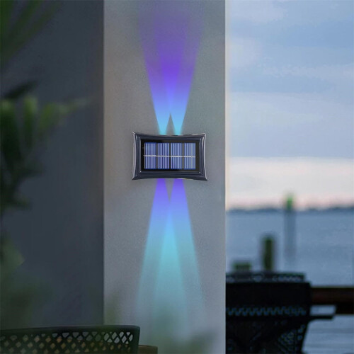Solar Fence Lights Multi-Color IP65 Outdoor Light 1