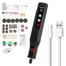 Pack of 155 Accuracy Drill USB Rechargeable LED Light 5-black