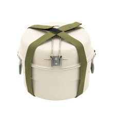 Portable Cooking Tableware Aluminum Camping Cookware-White