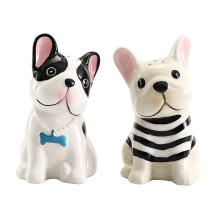 Ensemble sel et poivre en céramique Bico Bulldog