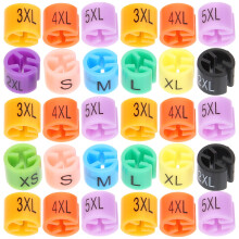 200 marqueurs de taille de cintres Ă code couleur