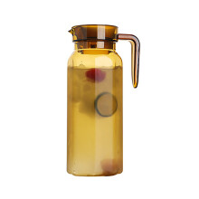 Jarra acrílica transparente de 1100 ml con tapa.