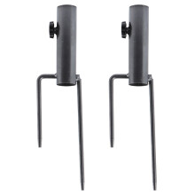 Patio Umbrella Base Stand Metal Heavy Duty 2 Pack