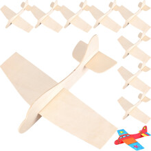 Wooden Airplane Puzzle Kit for Kids – 10 pcs