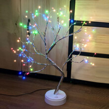 Prettyui Bonsaiträdlampa 108 LED Batteridriven