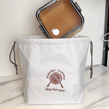 YOTQUSKI isolierte Lunchtasche aus Canvas für Damen (1 Stück)
