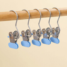 Pinces de suspension en acier inoxydable antirouille, lot de 12