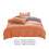 Organic Cotton Bedding Set 300 TC 4-Piece Orange 3