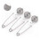 Stainless Steel Tea Strainer with Handle 3 Pack 6