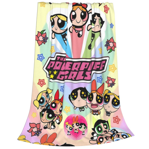 Manta de microfibra de lã das Meninas Superpoderosas, 203 x 152 cm 1