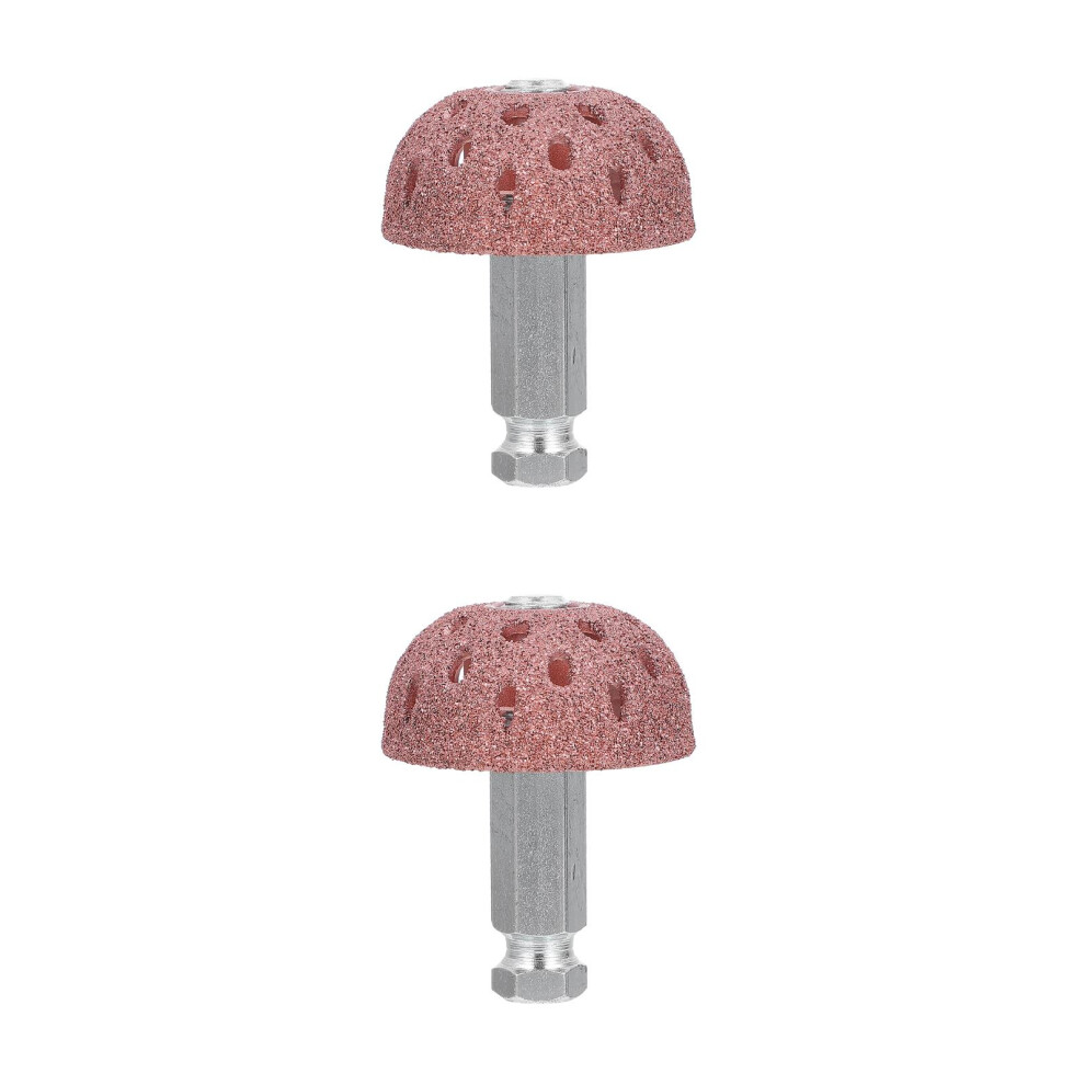 2Sets Coarse Grit Tungsten Alloy Tire Buffing Wheel With Linking Rod 3763260353732