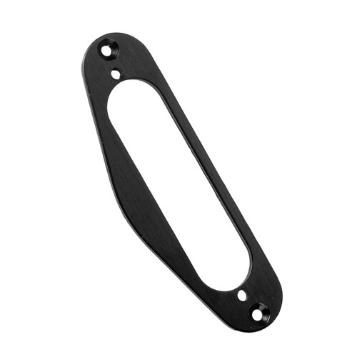 3Pcs Black Single Coil Pickup Rings Guitar Frame for