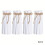 Origami-style plastic vase set ceramic look 4 pcs 2