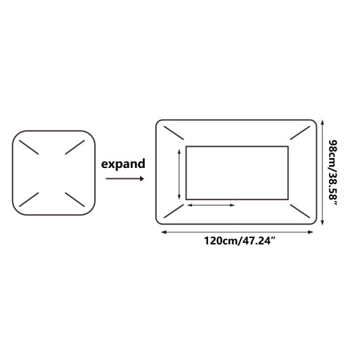 Heated shawl wearable electric blanket 12V USB 2