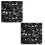 Checkered Cotton Hand Towels 2 Pack 3