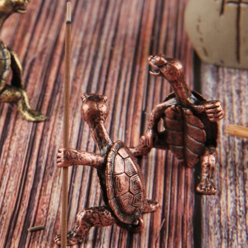 Schildkrötenförmiger Räucherstäbchenhalter (1 Stück) 1